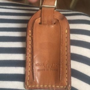 Louis Vuitton luggage tag ( small)